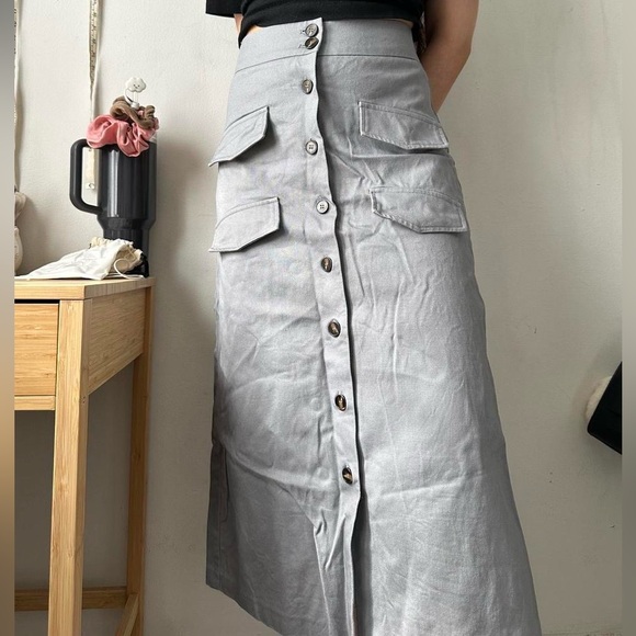 Anthropologie Dresses & Skirts - Anthropologie x mare mare grey midi / maxi skirt xs